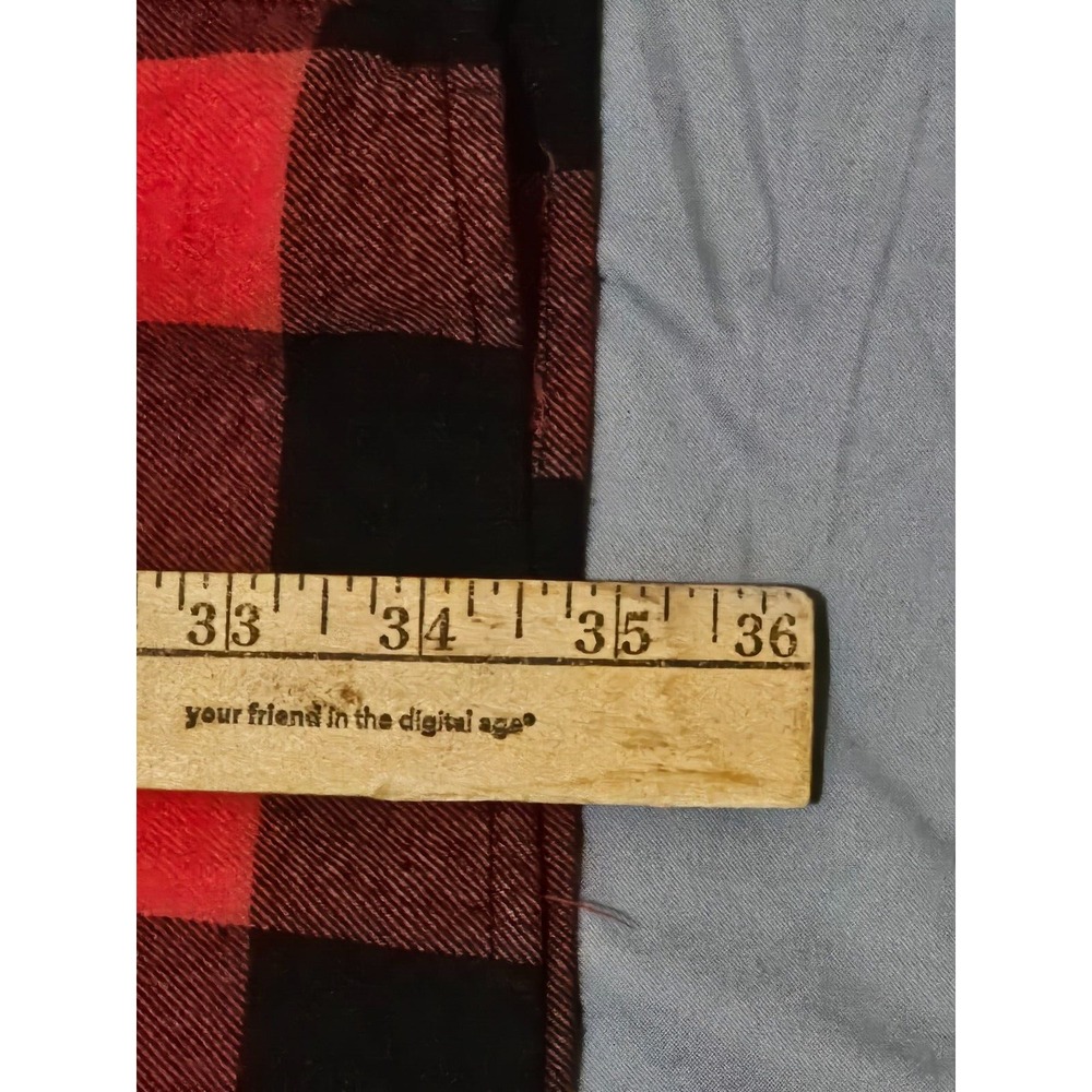 Comme USA Women's Red And Black Plaid Dress Size Medium - Picture 5 of 7